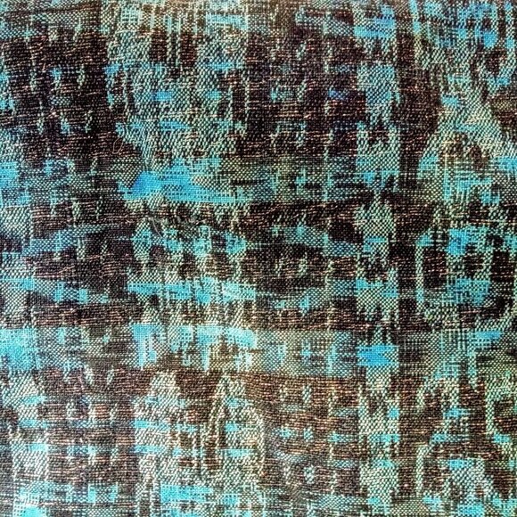 Handmade Guatemala Multicolor Cotton Metallic Vest - Picture 5 of 7